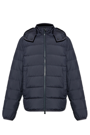 ジャケット・アウター MONCLER down jacket navy 2 Moncler: Navy Archivo Bouvaque Down Jacket | SSENSE